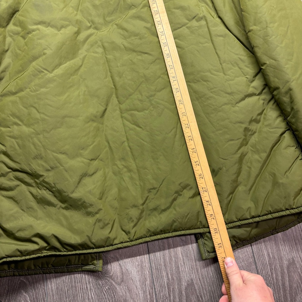 Vintage Military Issue Quilted Field Coat XL Liner Jacket Olive Green 1990s - Picture 6 of 8